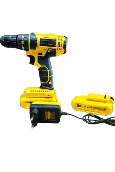 Matkap Seti 24 Parça Çift Bataryalı Darbeli Led Işıklı Vidalama