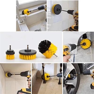 Matkap Ucuna Takılan 3'lü Fırça Temizlik Seti (3936)