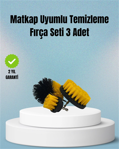 Matkap Uyumlu Temizlik Fırçası – Kablolu ve Akülü Matkaplarla Kullanılabilir