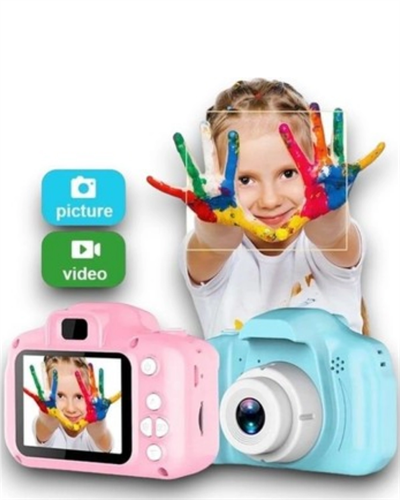 Mavi Mini HD Video Kamera Fotoğraf Çekimli Genişletilebilir Hafızalı Şarjlı Model