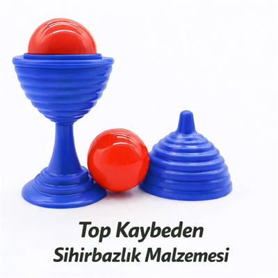 Mavi Renk Sihirli Kupa Top Kaybetme Oyunu 7 Cm Bx40