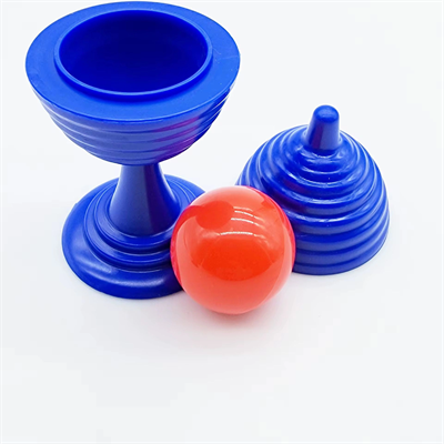 Mavi Renk Sihirli Kupa Top Kaybetme Oyunu 7 Cm Bx40