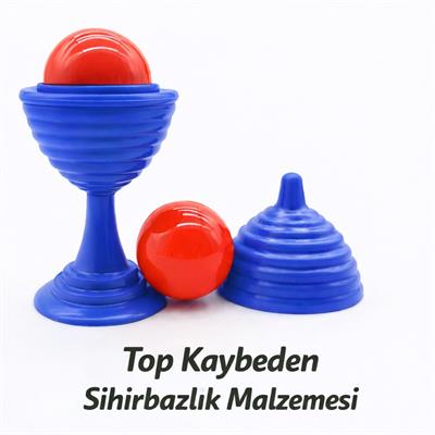 Mavi Renk Sihirli Kupa Top Kaybetme Oyunu 7 cm (3936)