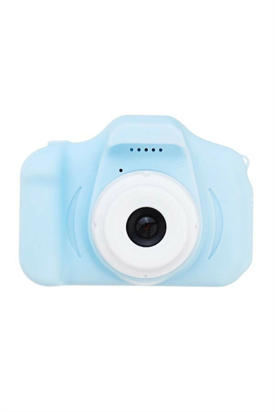 Mavi Renkli Çocuklar İçin Dijital Fotoğraf Makinesi, 1080p HD Video ve 15x Optik Zoom Özellikli