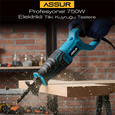 Mavi Tilki Kuyruğu Elektrikli Testere 230v 0-2800 Rpm Asr-615 Bx40