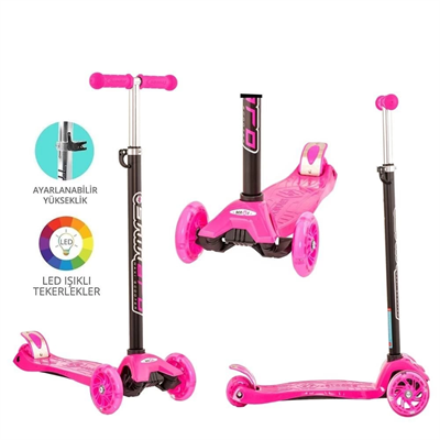 Maxi Twist Işıklı Scooter Pembe - 82244