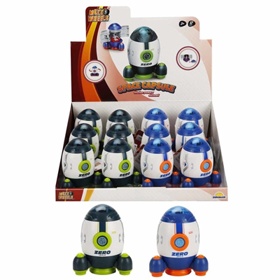 Maxx Wheels Astronotlu Sürtmeli Uzay Roketi - 1 Adet Stokta Olan Gönderilir