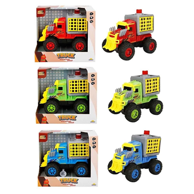 Maxx Wheels Sesli Ve Işıklı Canavar Dinozor Taşıma Kamyonu