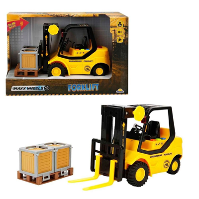 Maxx Wheels Sesli ve Işıklı Forklift 24 cm 1 Adet Fiyatıdır