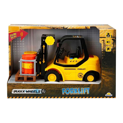 Maxx Wheels Sesli ve Işıklı Forklift 24 cm 1 Adet Fiyatıdır
