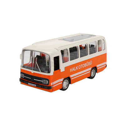 Maxx Wheels Sesli ve Işıklı Nostaljik Halk Otobüsü 15 cm - 83166  -  1 Adet Fiyatıdır