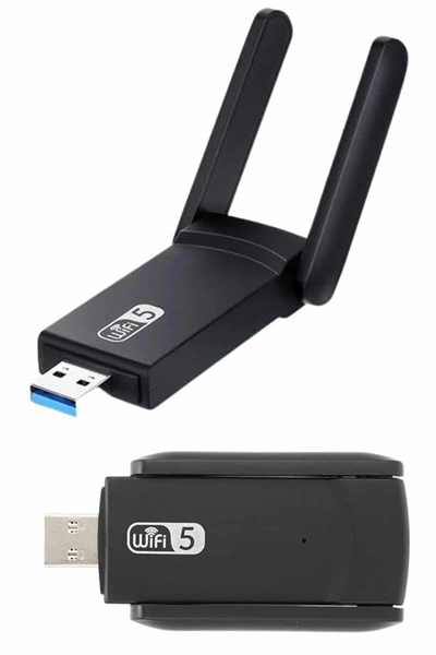 Mbps Wifi Alıcı Kablosuz Wifi Adaptörü Çift Band Çift Antenli Yeni Nesil