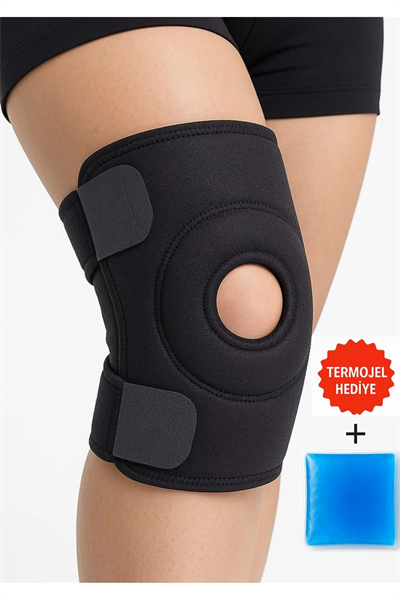 Medical Destekli Diz Korsesi Çapraz Bağ Menisküs Ağrısı Için Sporcu Dizlik, Termolu Jelli