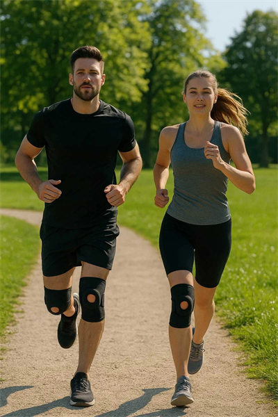 Medical Patella Destekli Diz Korsesi İkili Sağ Sol Çapraz Bağ Menisküs Ağrısı Için Sporcu Dizlik