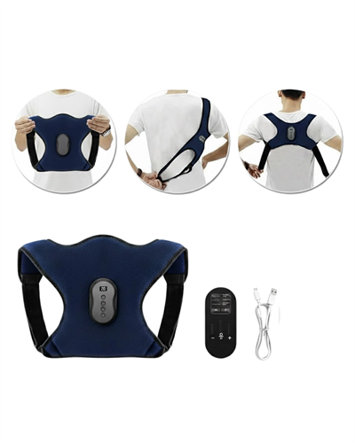 Medikal Destekli Akıllı Sırt Duruş Düzeltici Isıtmalı Masaj Kemeri