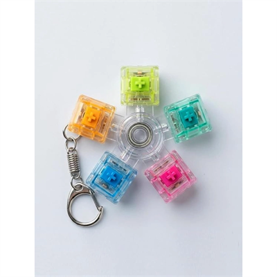 Mekanik Switch Klavye Stres Çarkı - Renkli Tuşlu Fidget Oyuncak