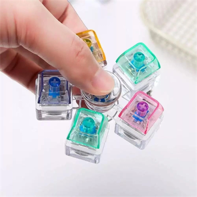 Mekanik Switch Klavye Stres Çarkı - Renkli Tuşlu Fidget Oyuncak