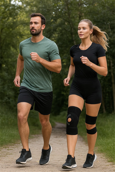 Menisküs, Çapraz Bağ, Için Petalla Destekli Ayarlanabilir Medikal Dizlik Diz Korsesi