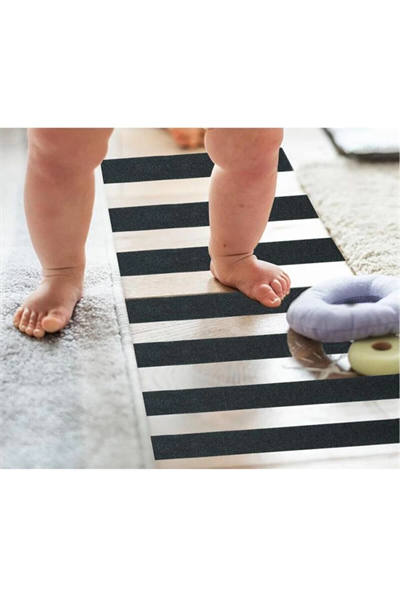 Merdiven Zemin Kaydırmaz Güçlü Bant Yapışkanlı Kaymaz Bant Siyah 25 mm X 5 Metre