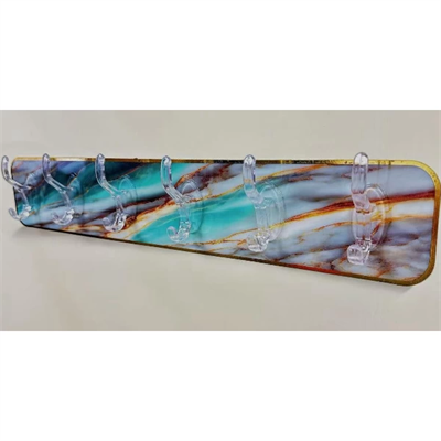 Mermer Desenli Yapışkanlı Askılık