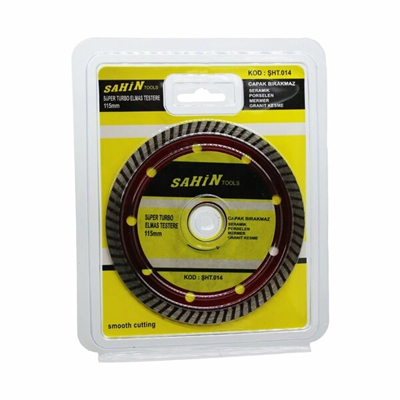 Mermer Granit Seramik İnce Hassas Turbo Kesici Disk 115x22.2-3mm Bx40