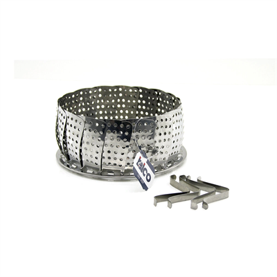 Metal Buharda Sebze Pişirici Sepet - Haşlama Aparatı Bx40