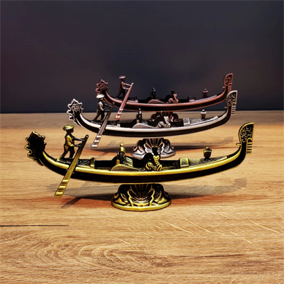 Metal Dekoratif Venedik Kayık