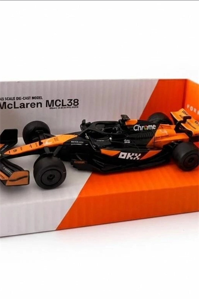 Metal Diecast 1:43 McLaren F1 Çek Bırak Araba - Lisanslı Model, Koleksiyonluk Oyuncak BX-313634