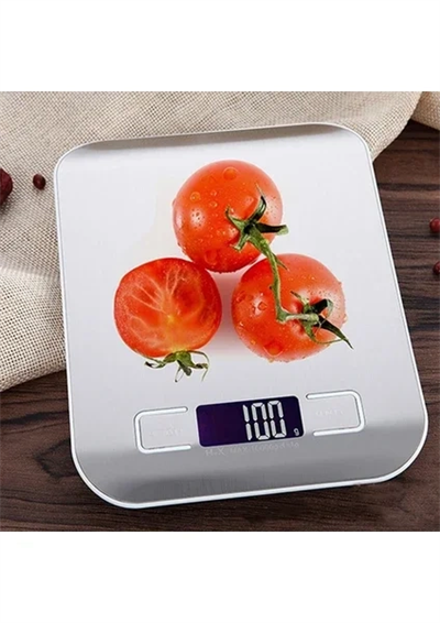 Metal Dijital Mutfak Terazisi Hassas Tartı 5 Kg Crown Bx40
