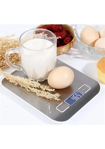 Metal Dijital Mutfak Terazisi Hassas Tartı 5 Kg Crown Bx40