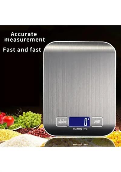 Metal Dijital Mutfak Terazisi Hassas Tartı 5 Kg Crown (3936)