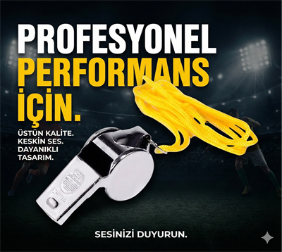 Metal Ipli Hakem Ve Deprem Düdüğü (24lü)