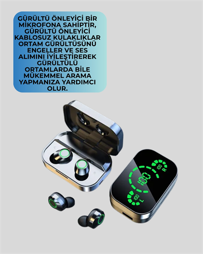 Metal Kasa Bluetooth Kulak İçi Kulaklık – Net Çağrı, Güçlü Bağlantı