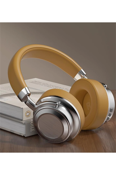 Metal Kulak Üstü Kablosuz Bluetooth Kulaklık Hybrid Anc Type-c Hızlı Şarj Bluetooth 6.0