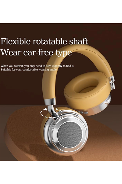 Metal Kulak Üstü Kablosuz Bluetooth Kulaklık Hybrid Anc Type-c Hızlı Şarj Bluetooth 6.0