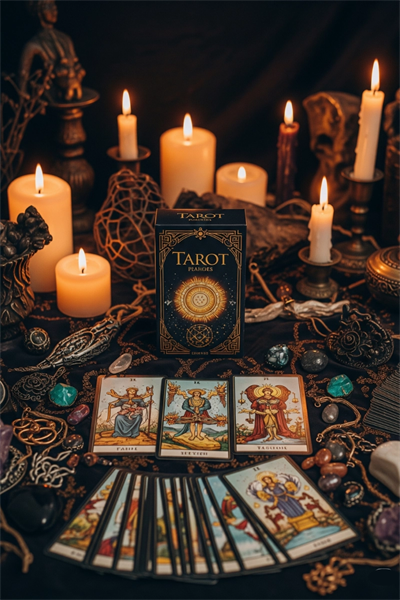 Metal Kutulu Tarot Kartı Manara