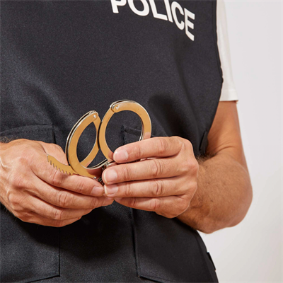 Metal Malzemeden İmal Anahtarlı Oyuncak Polis Kelepçesi Bx40