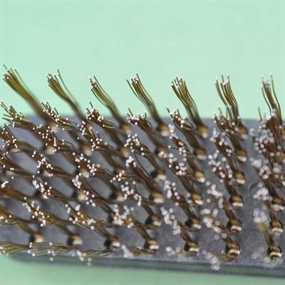 Metal Tel Fırça Plastik Saplı Pas Kir Sökme Temizleme Fırçası (3936)