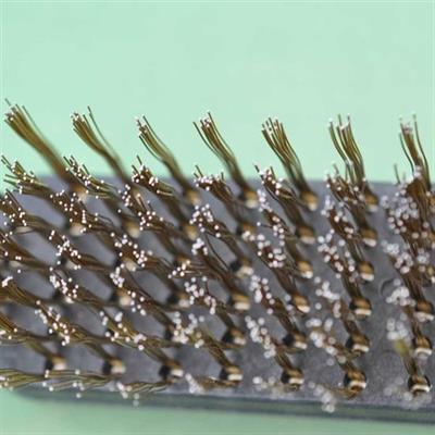 Metal Tel Fırça Plastik Saplı Pas Kir Sökme Temizleme Fırçası (3936)