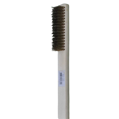 Metal Telli Fırça Ahşap Saplı Pas Kir Sökme Temizleme Fırçası Bx40