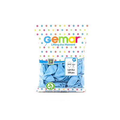 Metalik - Açık Mavi Balon 11 Inc - 28cm - 100pcs Bx40