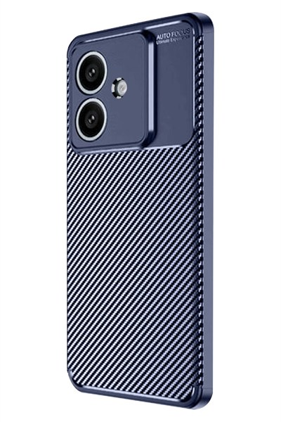 Mey İthalat®   A3 Kılıf Auto Focus Karbon Kapak - Lacivert