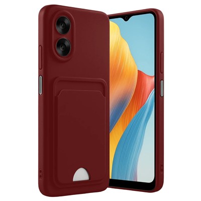 Mey İthalat®   A38 Kılıf Kelvin Kartvizitli Silikon - Bordo