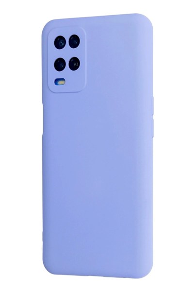 Mey İthalat®   A54 4G Kılıf Nano içi Kadife Silikon - Lila