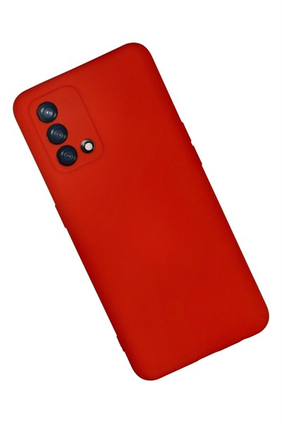 Mey İthalat®   A74 4G Kılıf Nano içi Kadife Silikon - Kırmızı