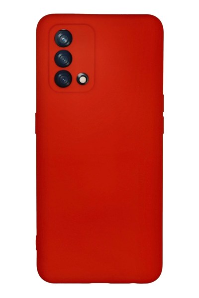 Mey İthalat®   A74 4G Kılıf Nano içi Kadife Silikon - Kırmızı