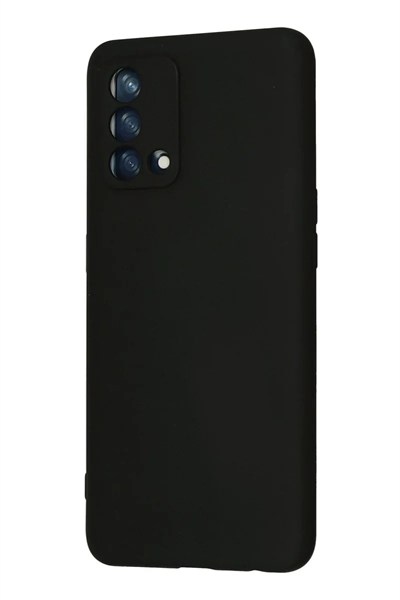 Mey İthalat®   A74 4G Kılıf Nano içi Kadife Silikon - Siyah