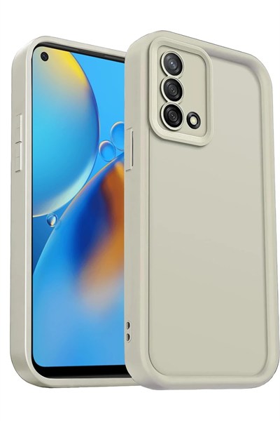 Mey İthalat®   A74 4G Kılıf Viera Silikon - Krem