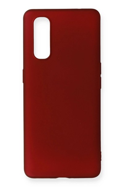Mey İthalat®   Find X2 Kılıf First Silikon - Bordo