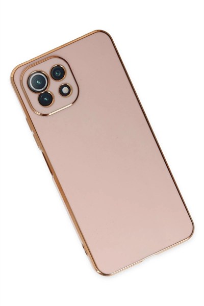Mey İthalat®   Mİ 11 Lite Kılıf Volet Silikon - Pembe